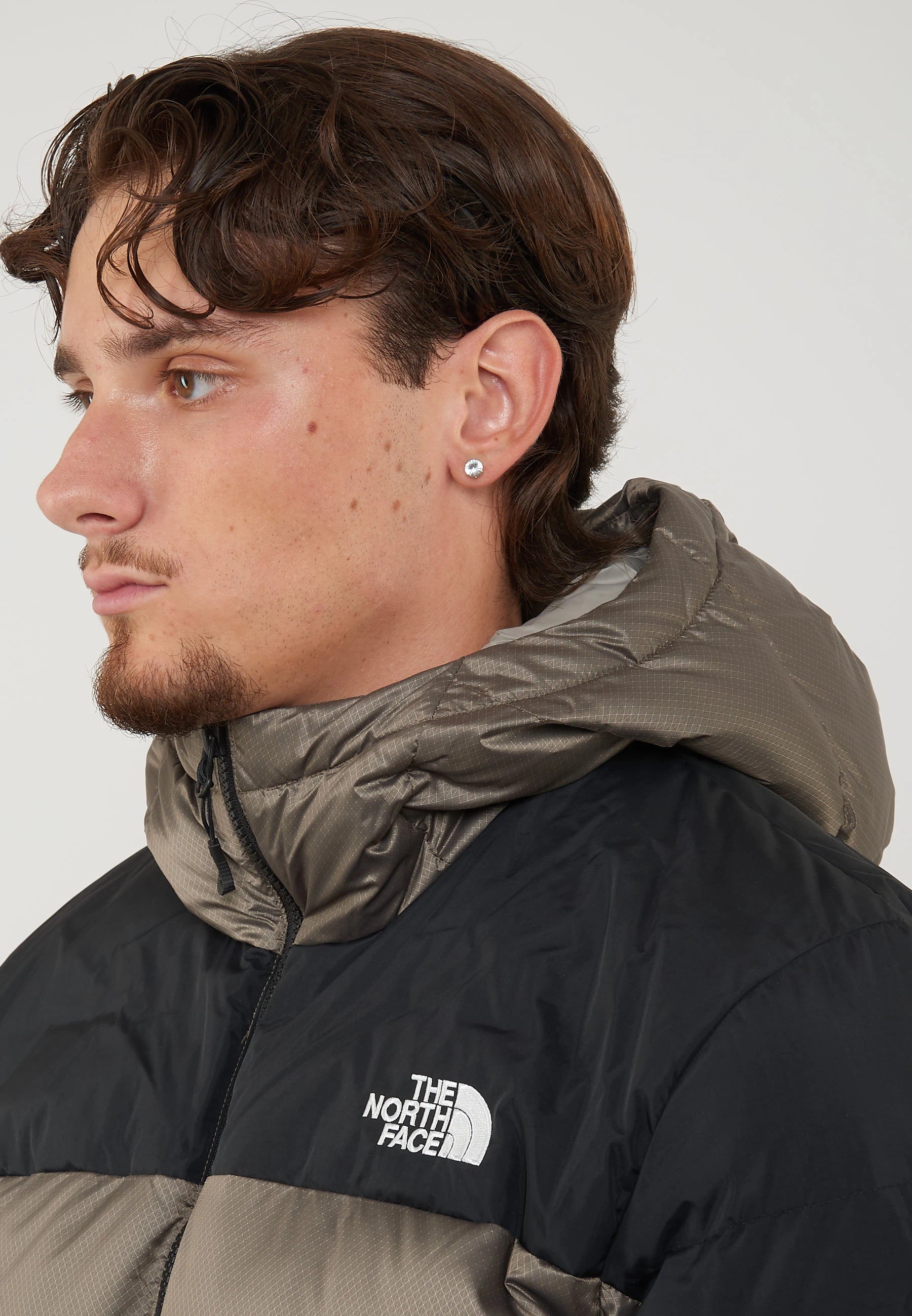 Giacca In Piumino Diablo 2.0 Con Cappuccio Da Uomo Marrone 