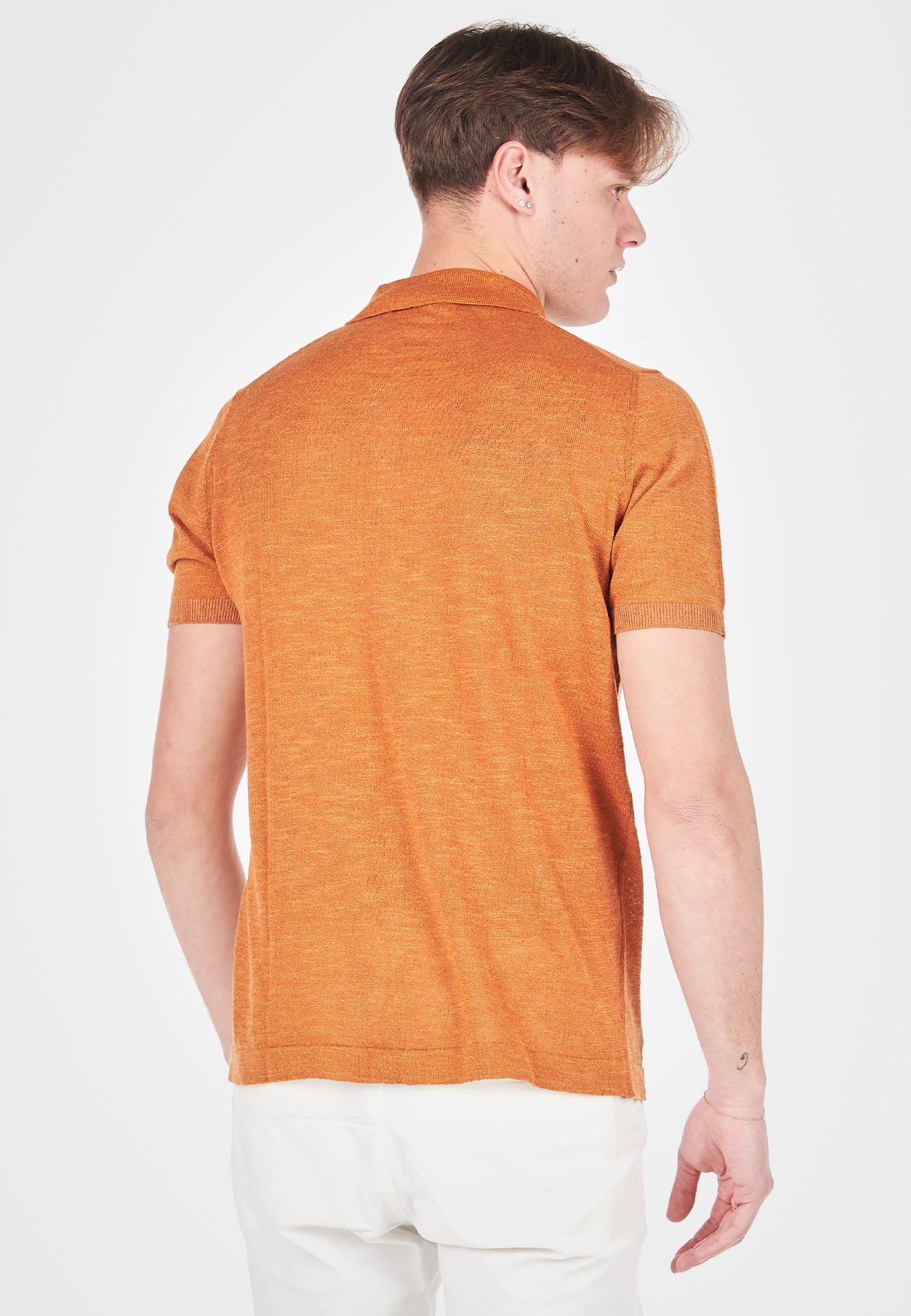 Polo Mezza Manica Misto Lino 