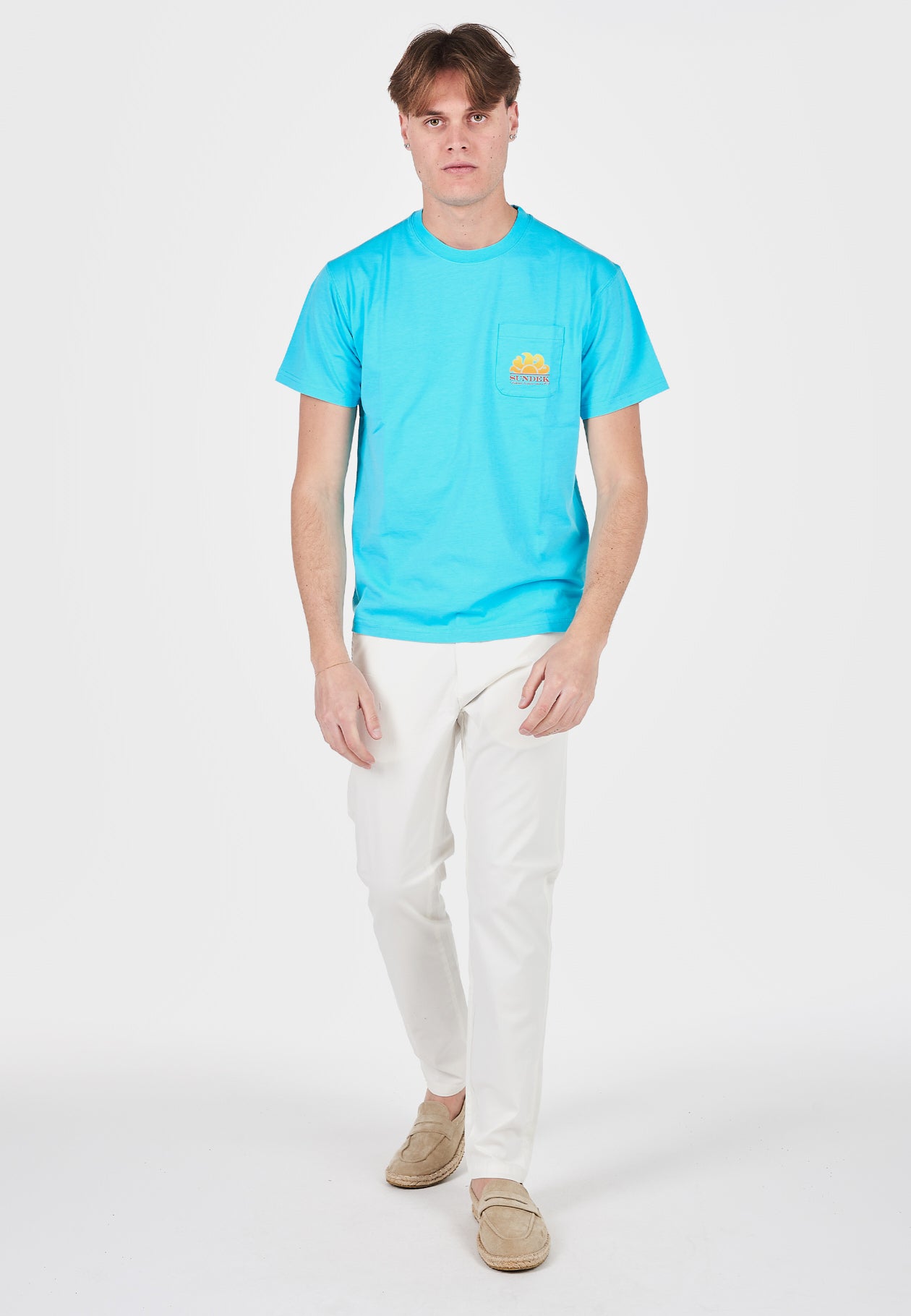 T-Shirt New Herbet Girocollo Con Maxi-Logo 
