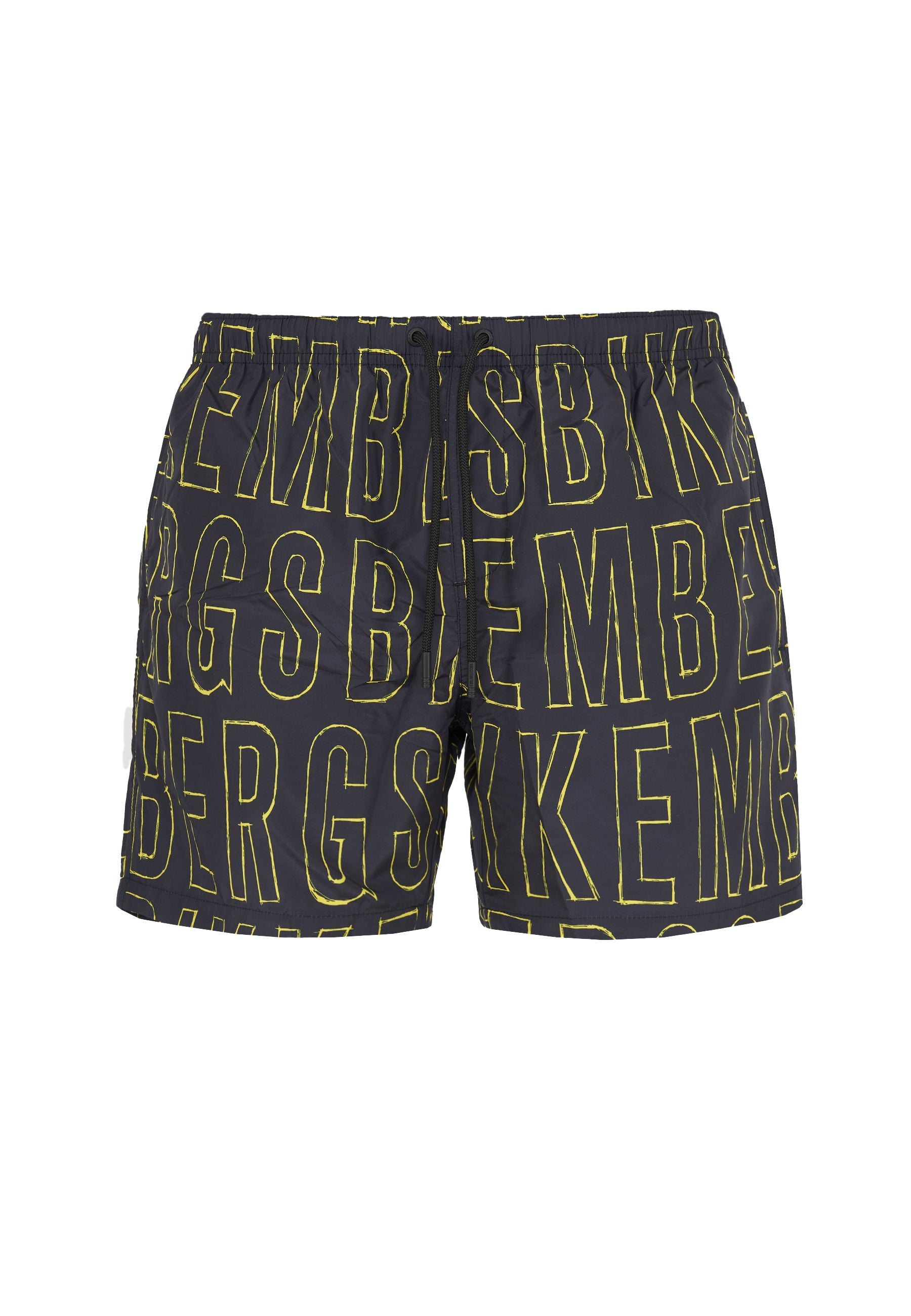 Boxer Mare Uomo Stampa Al Tratto Black 