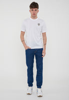 T-Shirt Logo Gommato Faxon Bianco Ottico 