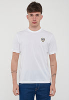 T-Shirt Logo Gommato Faxon Bianco Ottico 
