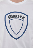 T-Shirt Scudo Grande Hallet Bianco Ottico 