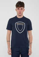 T-Shirt Scudo Grande Hallet Blu 