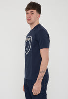 T-Shirt Scudo Grande Hallet Blu 
