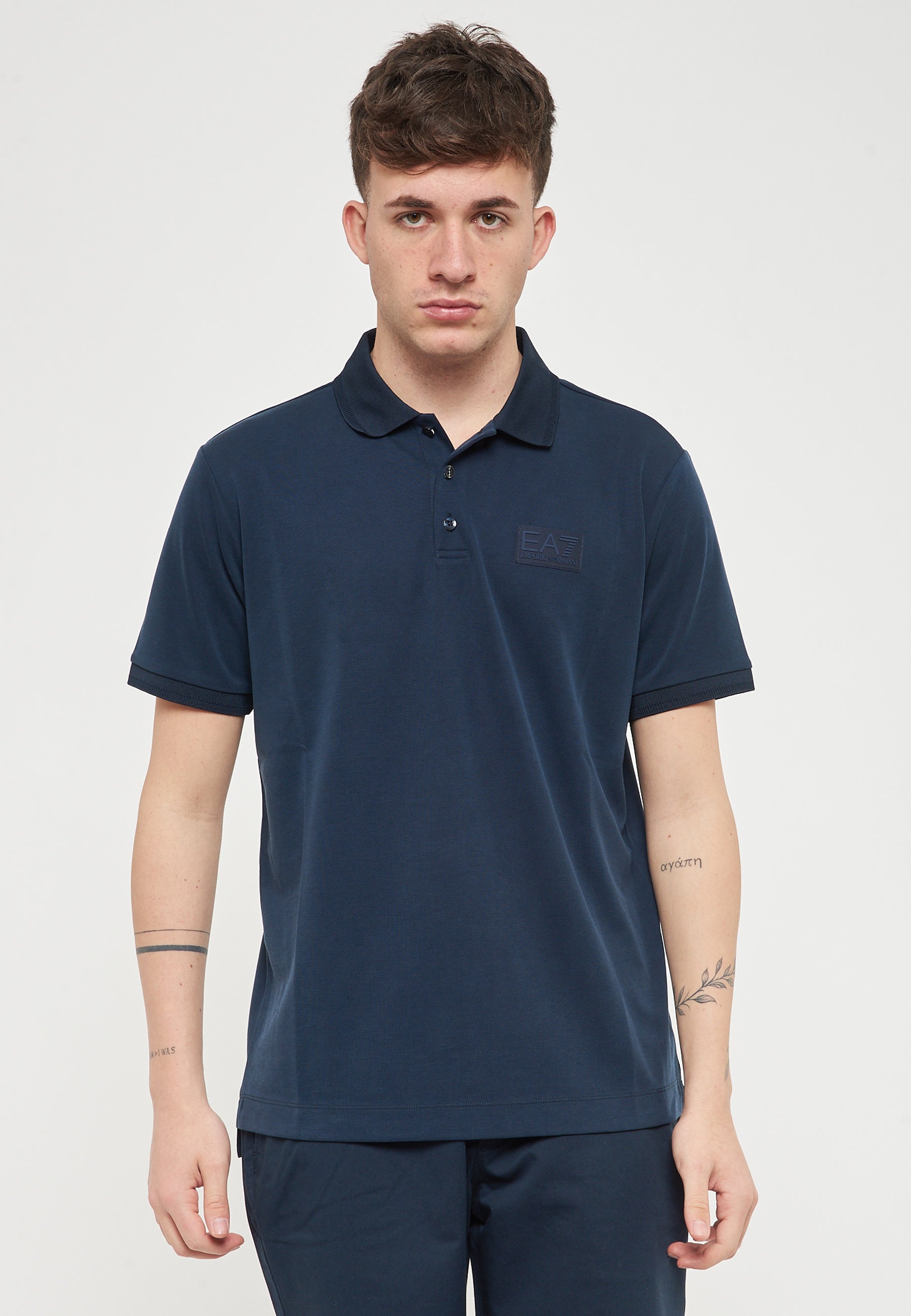 Polo Lux Identity In Misto Modal Blue 
