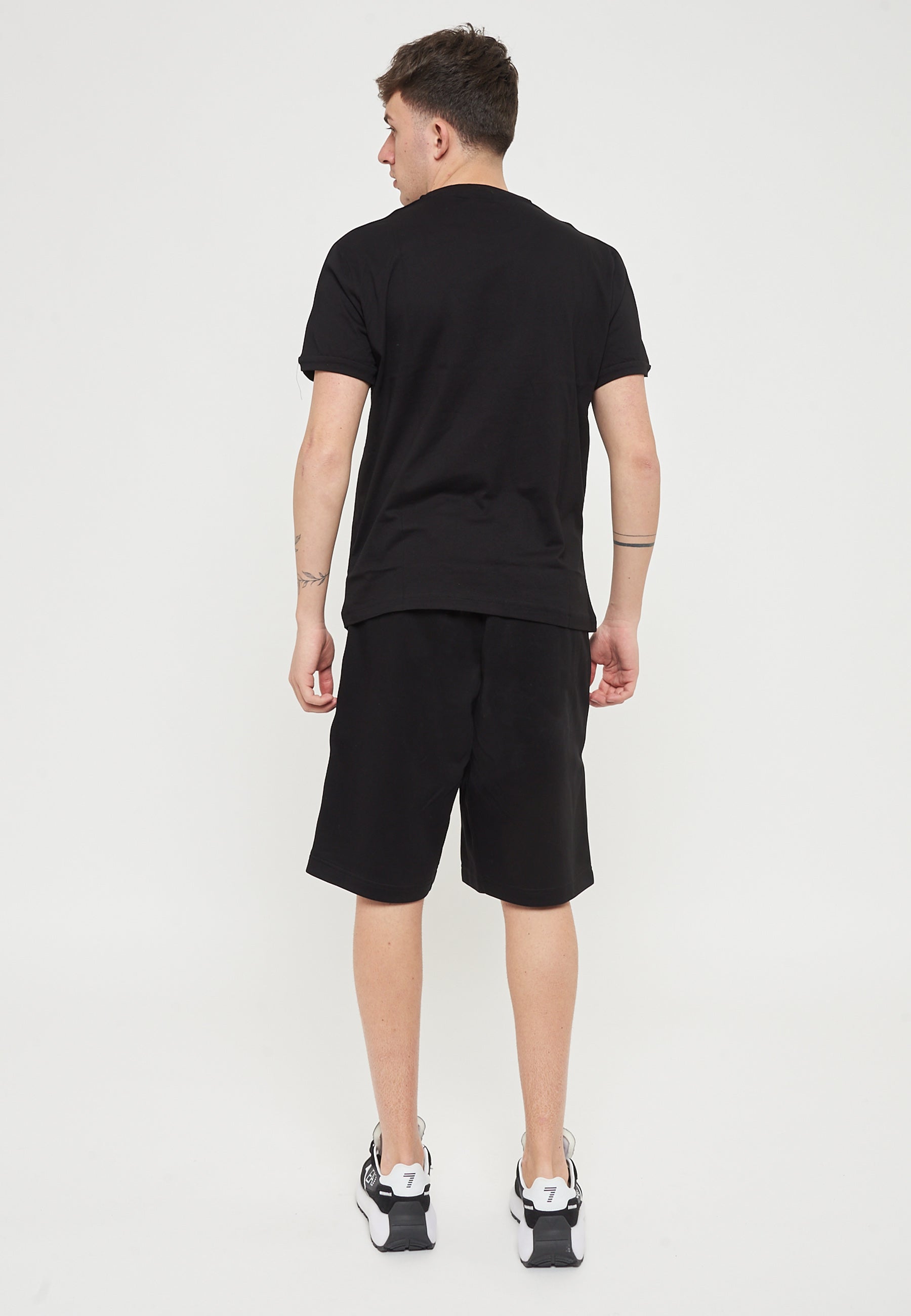 T-shirt Logo Series In Jersey Di Cotone Black 