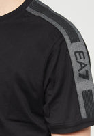 T-shirt Logo Series In Jersey Di Cotone Black 