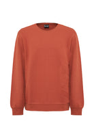 Felpa Girocollo In Cotone Organico Ginger Spice 