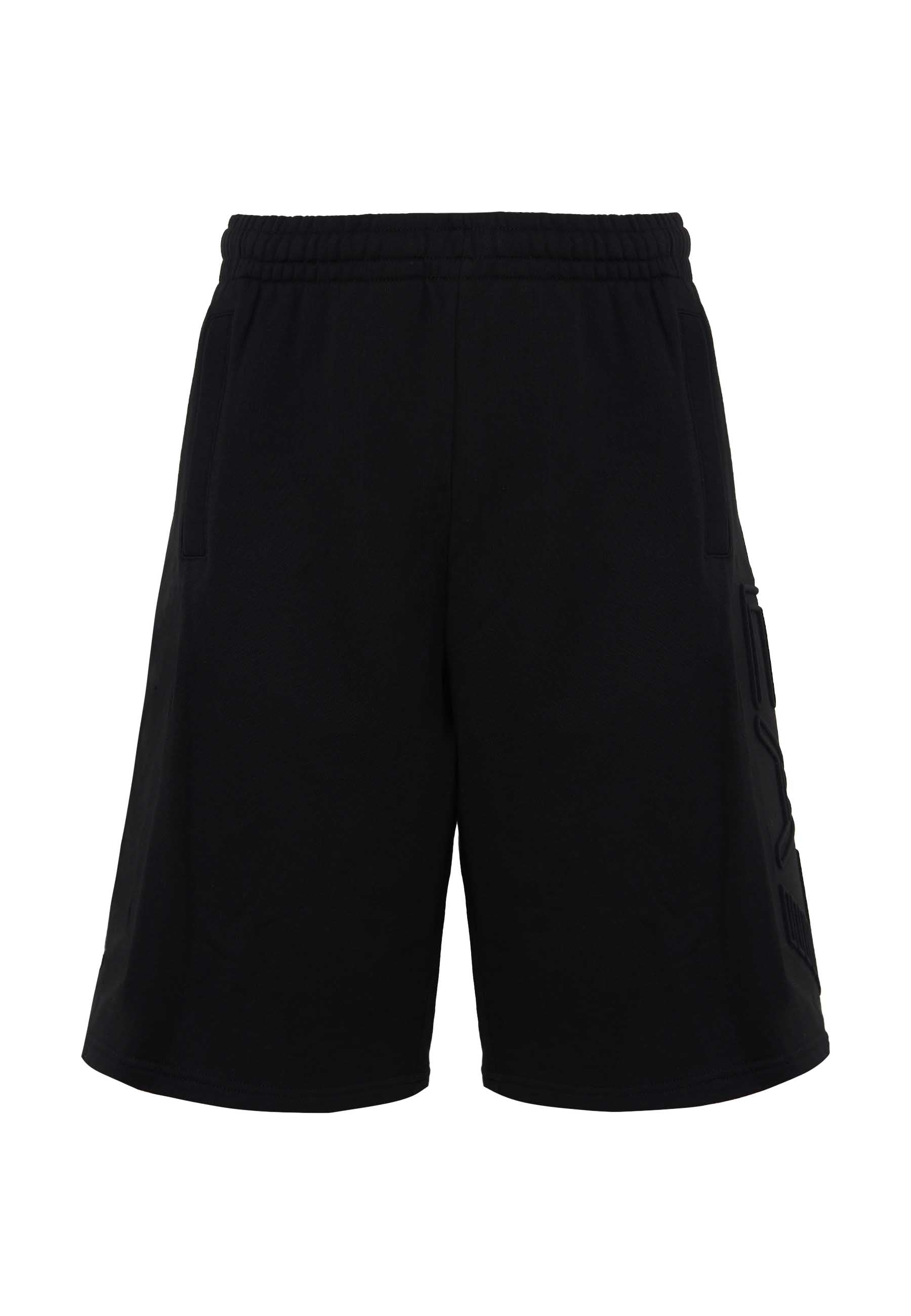 Bermuda Logo Series In Cotone Organico Black 