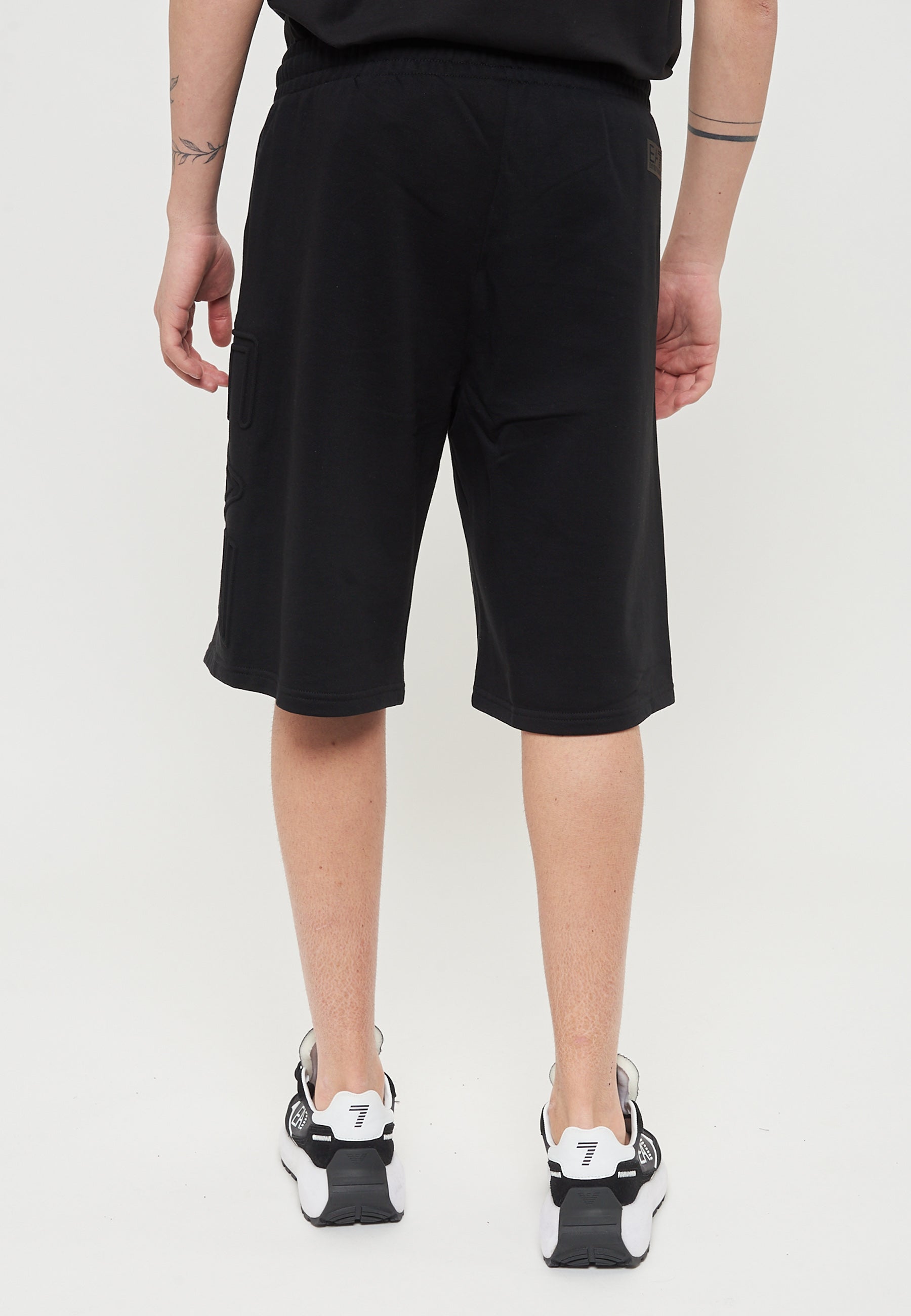 Bermuda Logo Series In Cotone Organico Black 