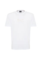 T-Shirt Girocollo Gold Label In Jersey Di Viscosa White 