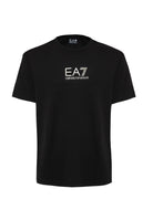 T-Shirt Girocollo Gold Label In Jersey Di Viscosa Black 