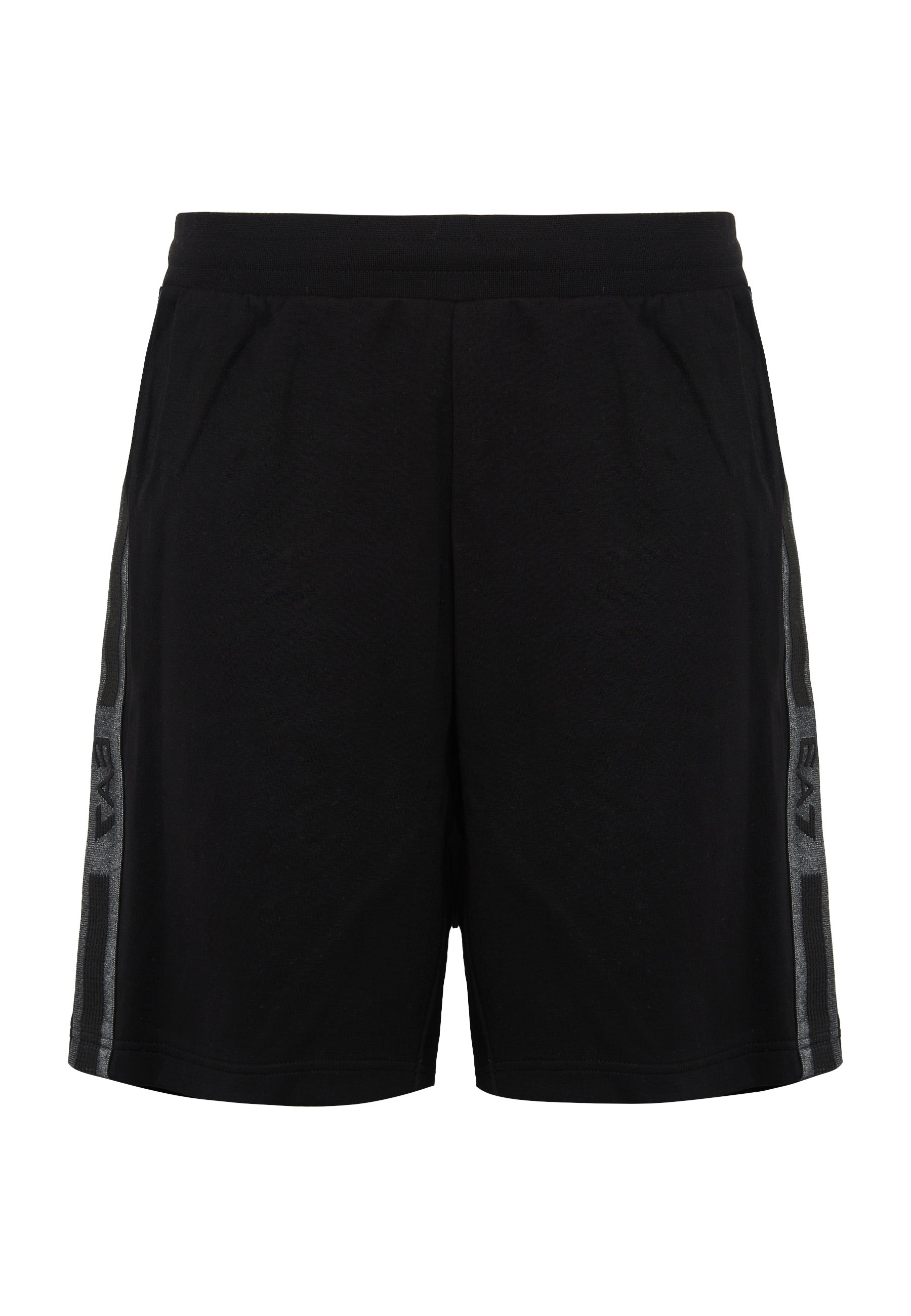 Bermuda Logo Series In Misto Cotone Black 