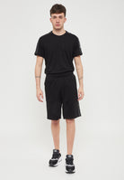 Bermuda Logo Series In Misto Cotone Black 