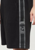 Bermuda Logo Series In Misto Cotone Black 