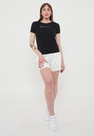 T-Shirt Girocollo Dynamic Athlete In Tessuto Tecnico Natural VENTUS7 Black<BR/> 