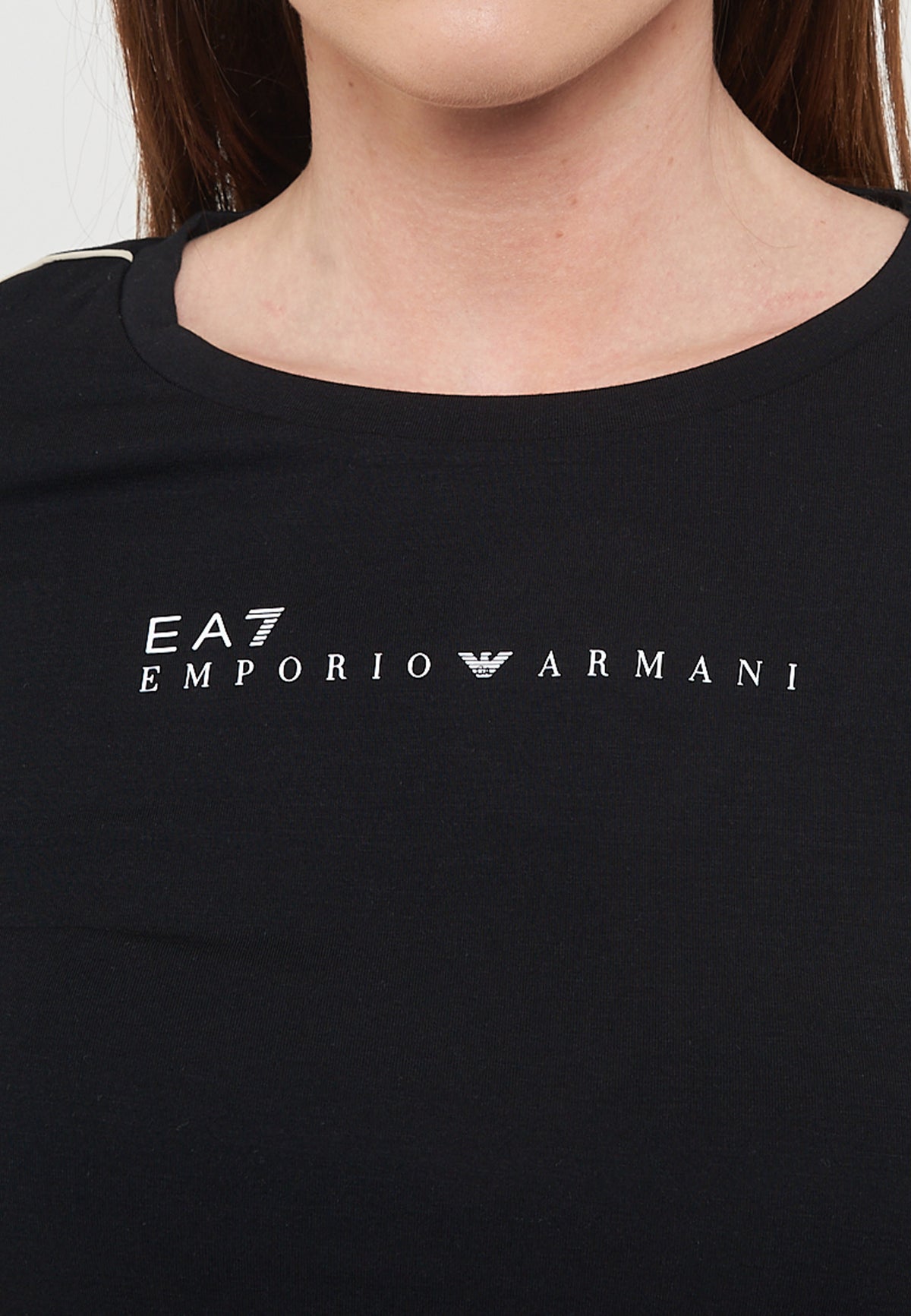 T-Shirt Girocollo Dynamic Athlete In Tessuto Tecnico Natural VENTUS7 Black<BR/> 