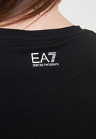 T-Shirt Girocollo Dynamic Athlete In Tessuto Tecnico Natural VENTUS7 Black<BR/> 