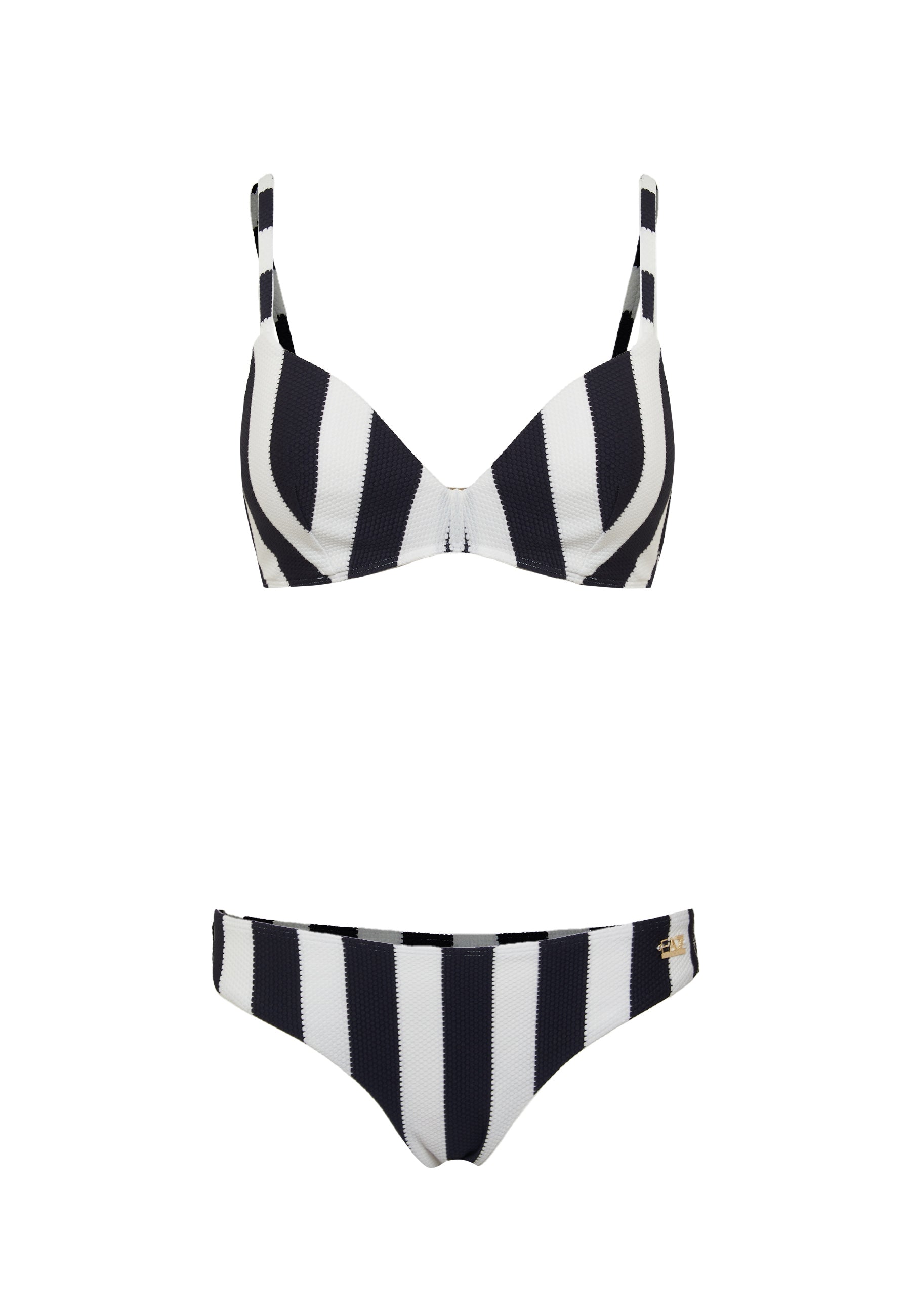 Costume Donna Ea7 Emporio Armani In Tessuto Strech Blue White 