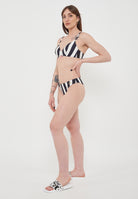 Costume Donna Ea7 Emporio Armani In Tessuto Strech Blue White 