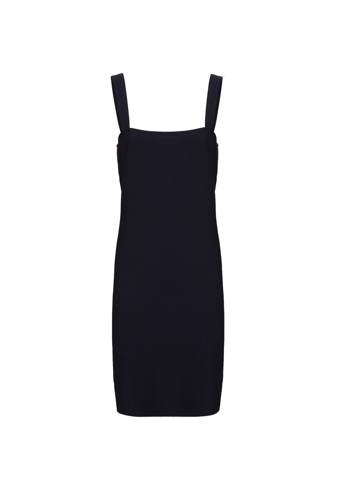 Abito Corto In Tessuto Tecnico Stretch Blue 