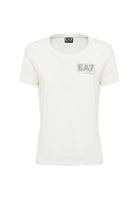 T-Shirt Girocollo Ea7 Emporio Armani Donna Star White 