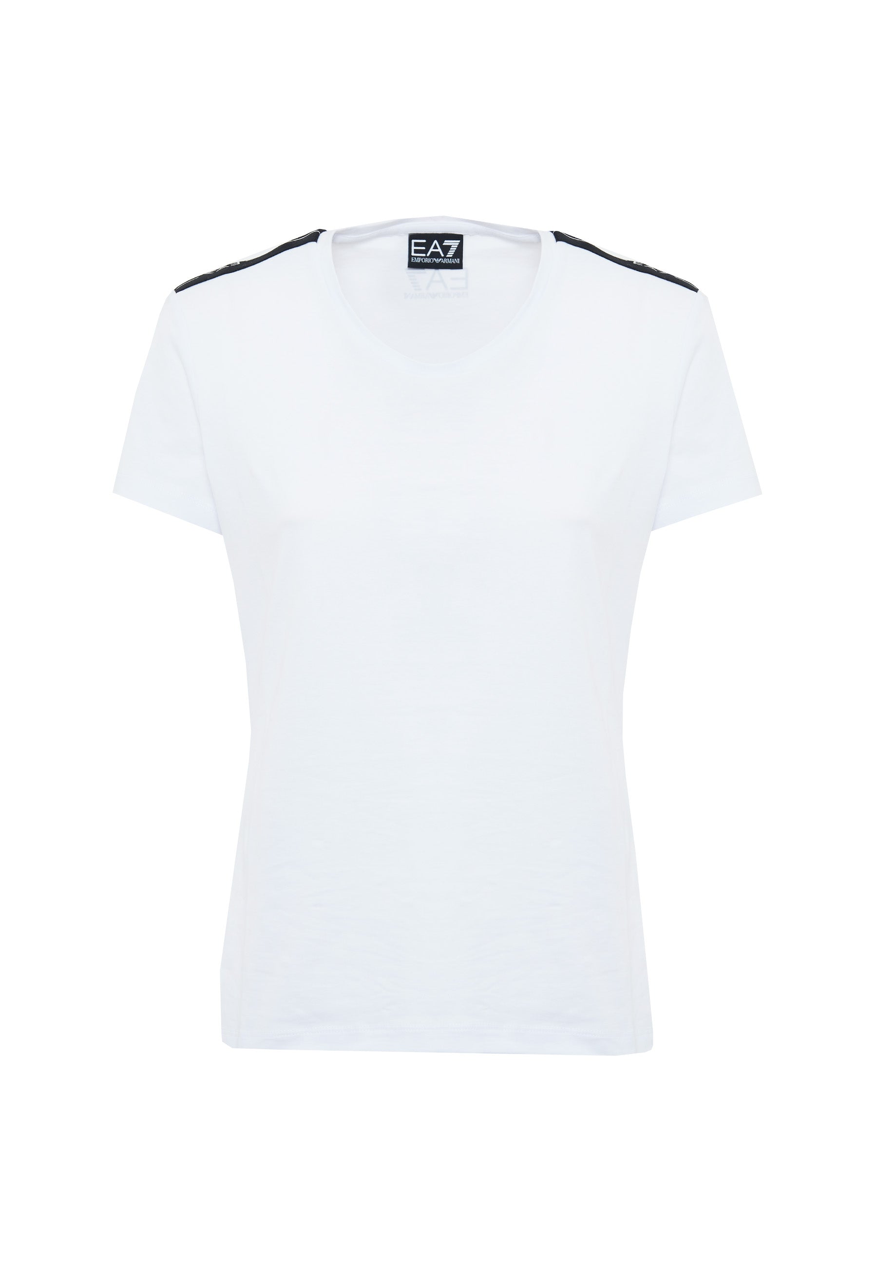 T-Shirt Logo Series In Jersey Di Cotone Stretch White<BR/> 