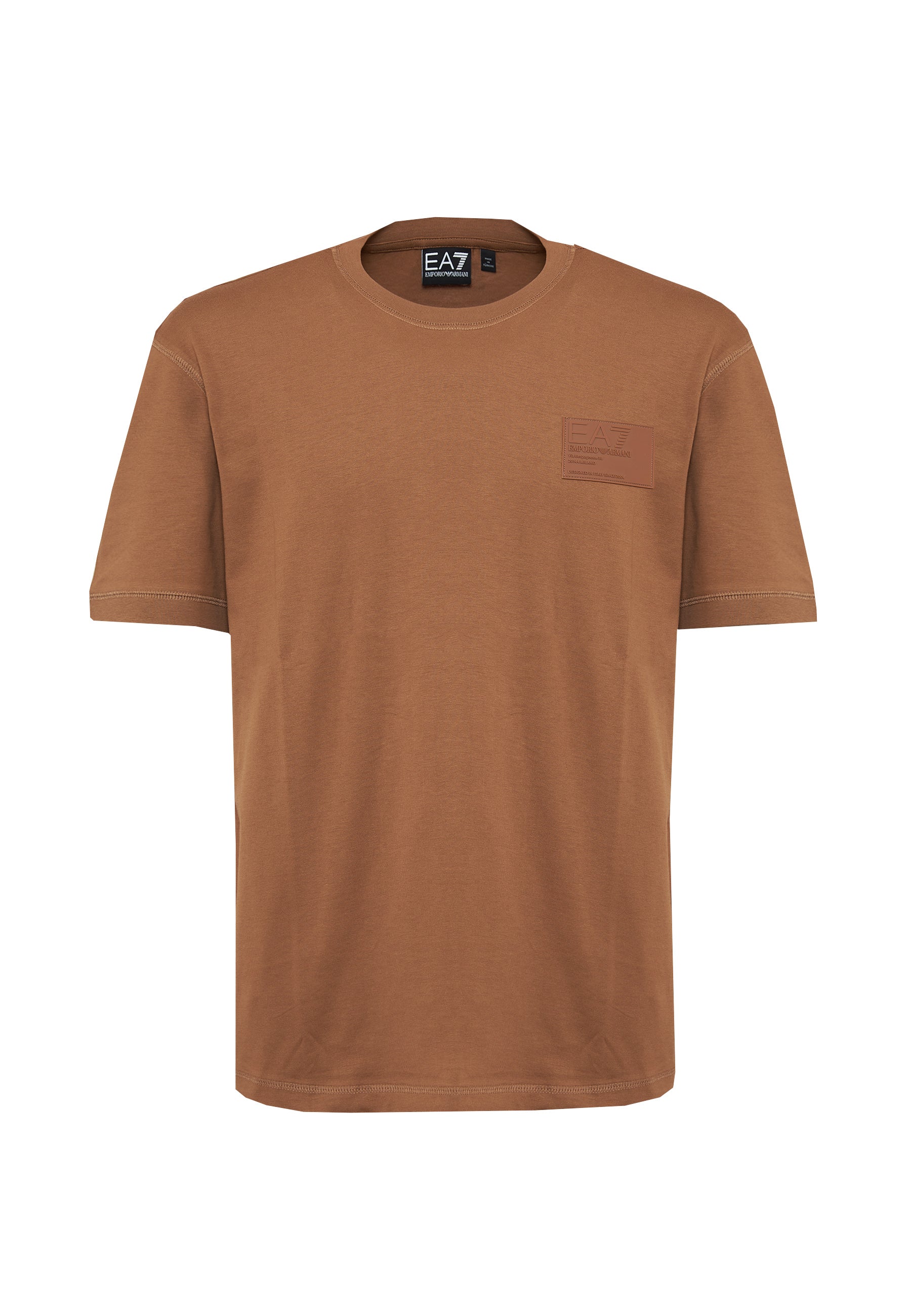 T-Shirt Core Identity Unisex In Jersey Di Cotone Toasted Coconut 