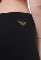 Leggings Evolution In Jersey Di Cotone Stretch Black<BR/> 