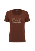 T-Shirt Evolution In Jersey Misto Cotone Friar Brown 