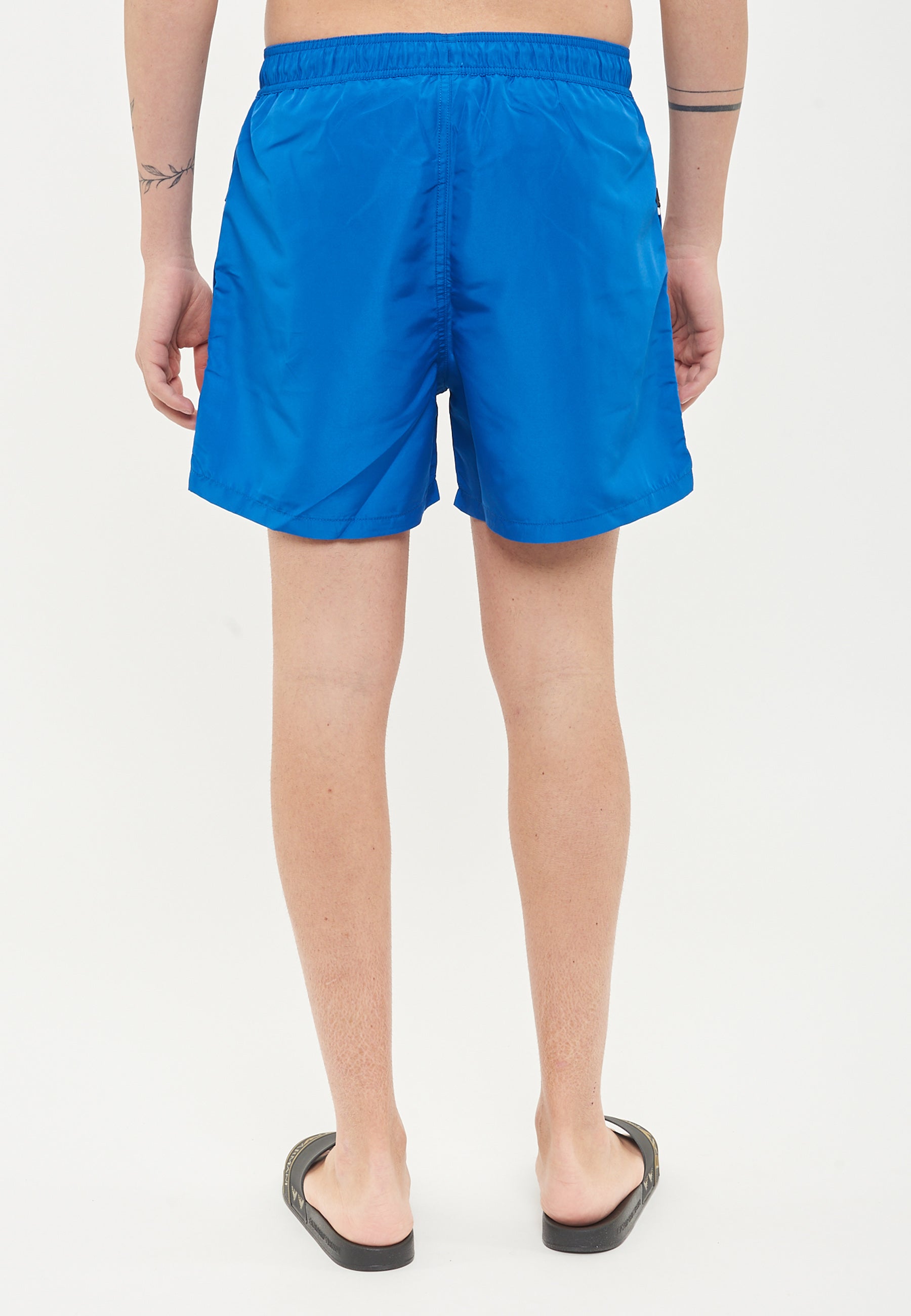 Costume shorts in tessuto riciclato logo ASV Ultramarine 