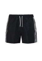Costume shorts in tessuto riciclato logo bold ASV Black 