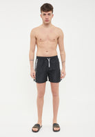 Costume shorts in tessuto riciclato logo bold ASV Black 