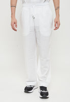 Pantaloni Emporio Armani Swimwear Misto Lino White 