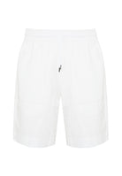 Bermuda beachwear in misto lino White 