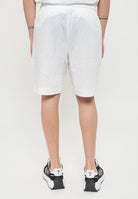 Bermuda beachwear in misto lino White 
