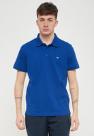 Polo Piquet  Emporio Armani Swimwear Solidate Blue 