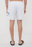 Boxer Uomo da Bagno Con Logo White 