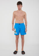 Boxer Uomo da Bagno Con Stampa Cartoon Azure 
