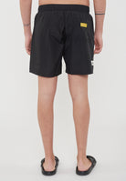 Boxer Uomo da Bagno Con Stampa Cartoon Black 