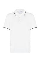 Polo In Piqué Di Cotone Comfort White 