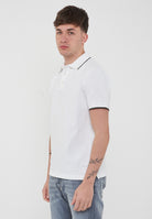 Polo In Piqué Di Cotone Comfort White 
