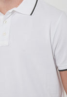 Polo In Piqué Di Cotone Comfort White 