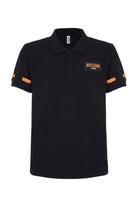 Polo Uomo Tinta Unita Nero 