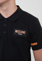 Polo Uomo Tinta Unita Nero 