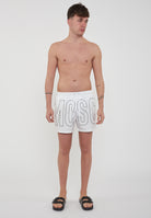 Boxer Mare Rubber Logo Bianco 