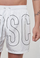 Boxer Mare Rubber Logo Bianco 
