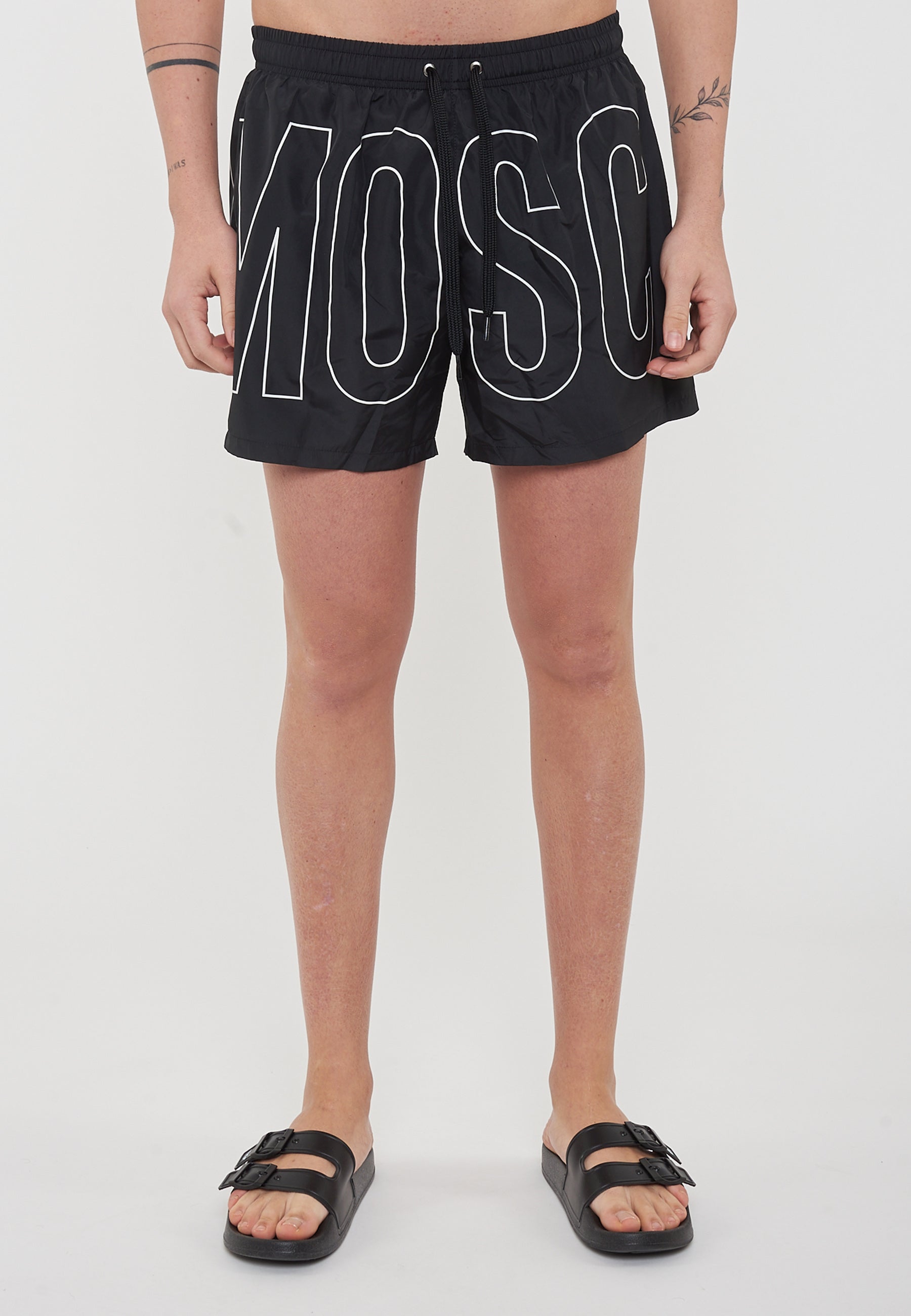 Boxer Mare Rubber Logo Nero 