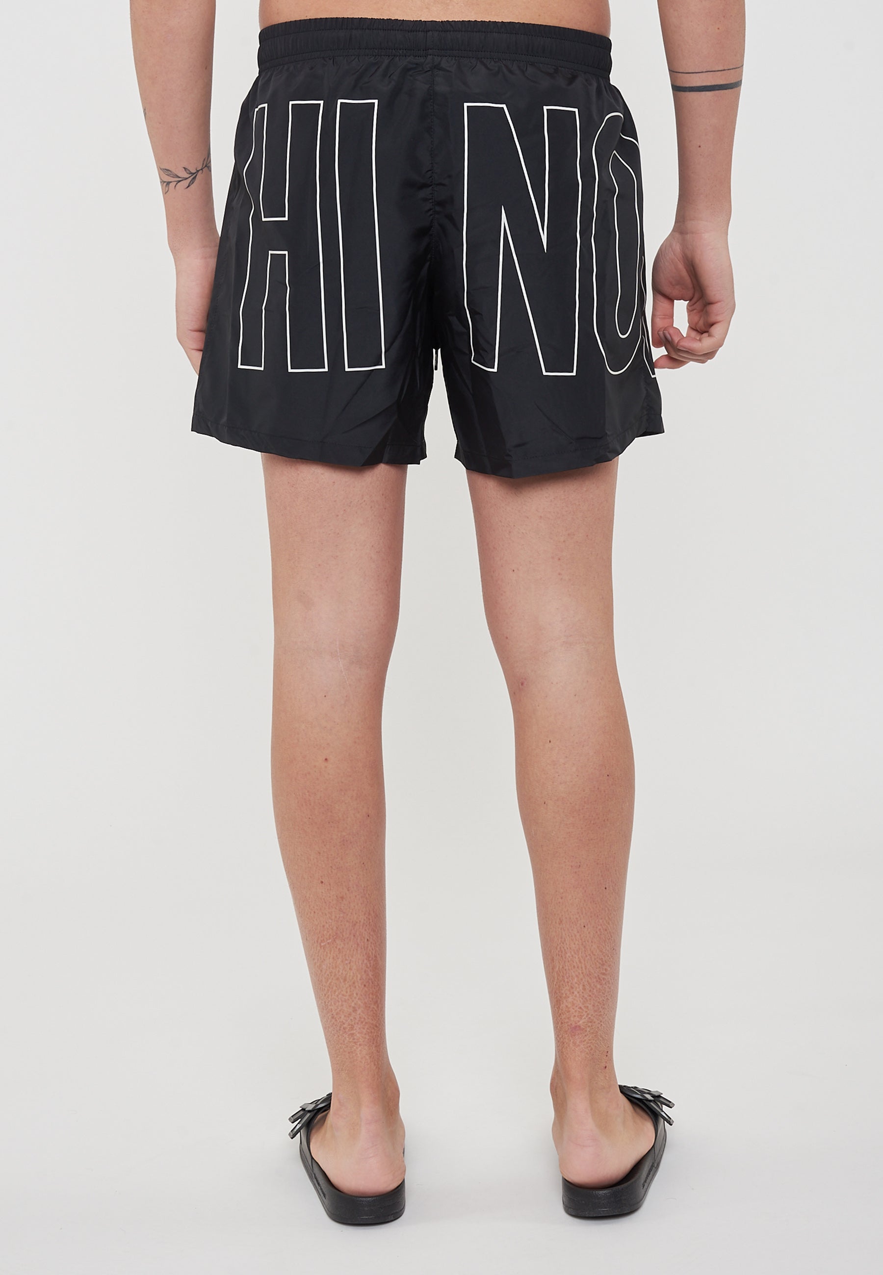 Boxer Mare Rubber Logo Nero 